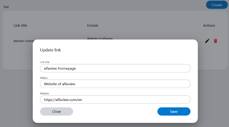 You can also edit an existing external tool. To do this, click on “Edit” in the Toolbox menu
